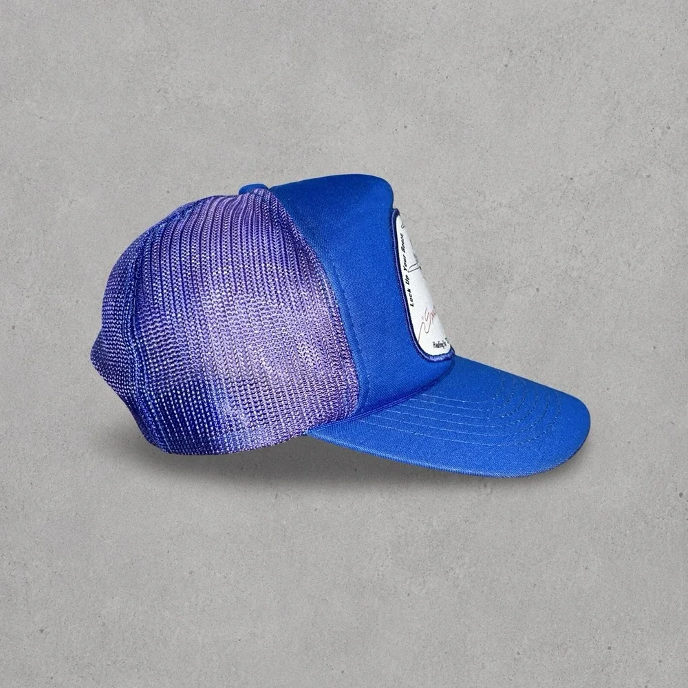Vintage 'Spirit of America' Airlines Hat Cap Trucker 80s 90s Namark Caps Mesh